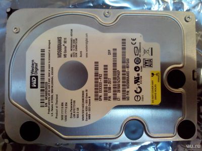 Лот: 8361913. Фото: 1. HDD 500 SATA-II Western Digital... Жёсткие диски (HDD)