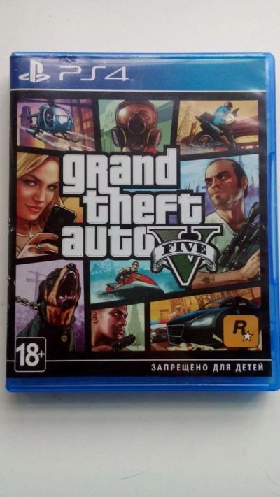 Лот: 9220737. Фото: 1. GTA 5 . Лицензионный диск PS4. Игры для консолей