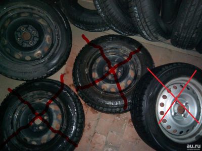Лот: 7346924. Фото: 1. 14" штамповка 4 x 100 один. Диски