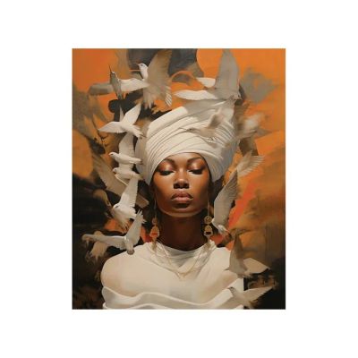 Лот: 24558575. Фото: 1. Картина в коробке холст, 50х40... Произведения