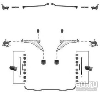 Лот: 13086107. Фото: 1. Наконечник рулевой тяги Opel Astra... Ходовая, подвеска, рулевое управление