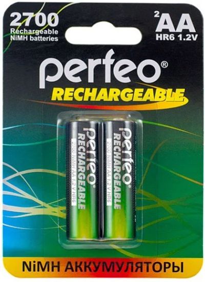 Лот: 15180279. Фото: 1. Аккумулятор Perfeo АА/R06-2700mAh... Батарейки, аккумуляторы, элементы питания