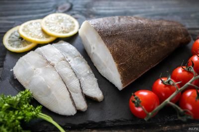 Лот: 16902262. Фото: 1. Палтус без головы без хвоста рыба... Икра, рыба, морепродукты
