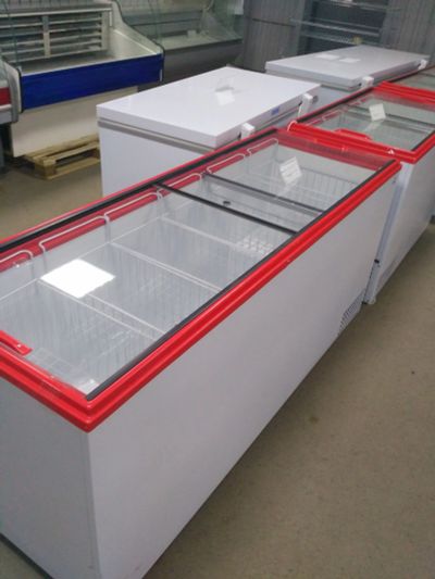 Лот: 13683519. Фото: 1. Ларь морозильный ангара-600 стекло... Холодильное