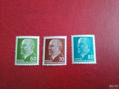 Лот: 13124492. Фото: 1. Германия, ГДР, стандарт, Вальтер... Марки