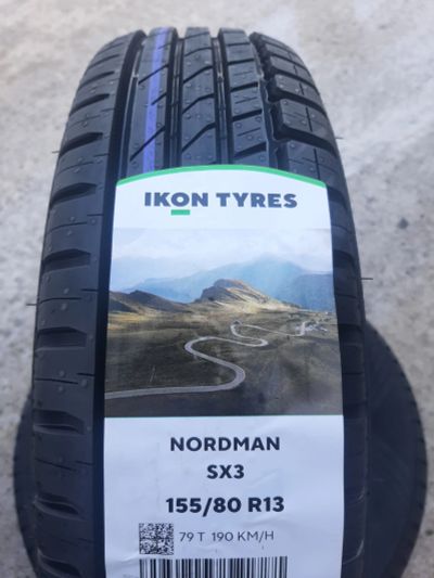 Лот: 21337090. Фото: 1. 155/80 R13 79T Nokian Tyres Nordman... Шины