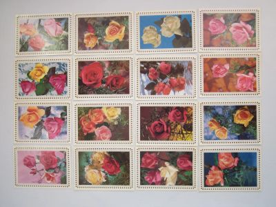 Лот: 23522562. Фото: 1. Новые открытки с розами (ЧССР). Открытки, конверты