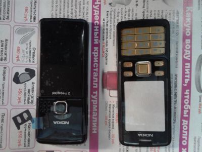 Лот: 8279233. Фото: 1. корпус для Nokia 6300. черный... Корпуса, клавиатуры, кнопки