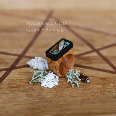 Лот: 13997843. Фото: 1. Перстень с ракушкой, р-р 21, арт... Кольца, перстни