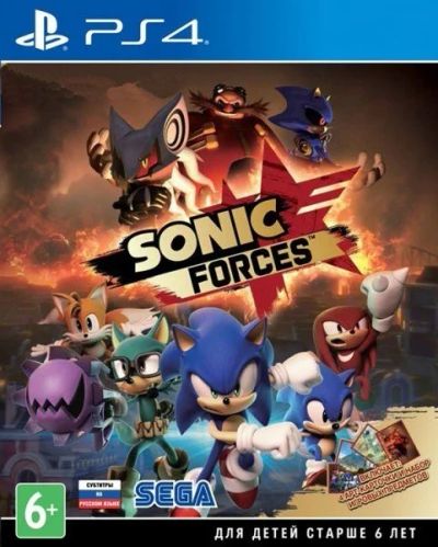 Лот: 10596337. Фото: 1. Sonic Forces. Диск на Sony Playstation... Игры для консолей