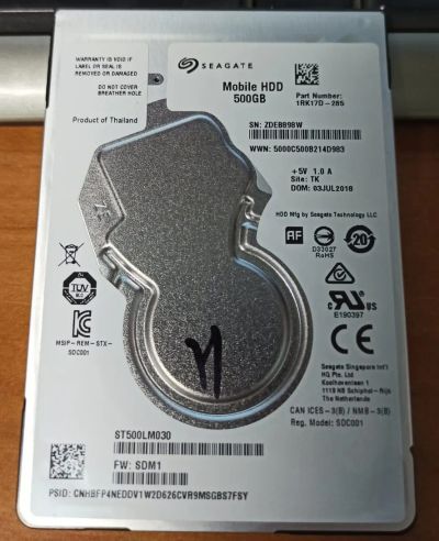 Лот: 20767123. Фото: 1. Жесткий диск 2.5" Seagate 500... Жёсткие диски (HDD)