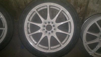 Лот: 2700393. Фото: 1. диски R17 5*100 белые .(один диск... Диски