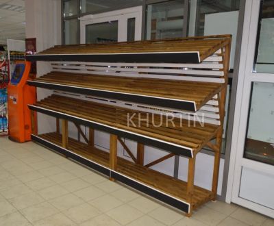 Лот: 10625880. Фото: 1. Стеллаж прямой. Торговое