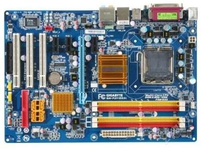 Лот: 1779937. Фото: 1. Комплект: Gigabyte GA-P31-DS3L... Материнские платы