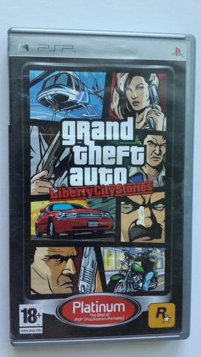 Лот: 11150932. Фото: 1. Игра для PSP GTA Liberty City... Игры для консолей