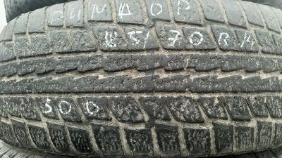 Лот: 15942107. Фото: 1. 185/70 R14 Dunlop Ds-2 одно. Шины