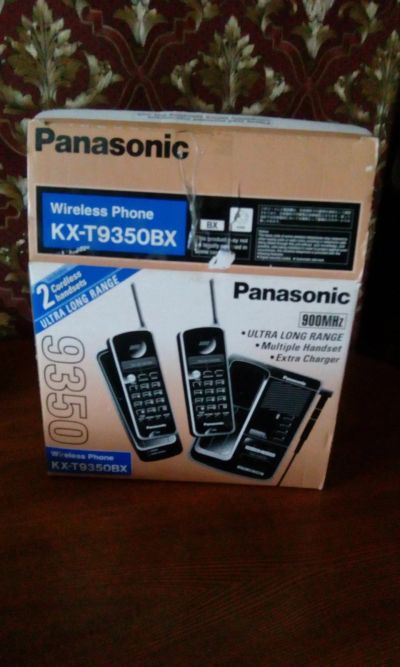 Лот: 16243532. Фото: 1. Телефон Panasonic KX-T9350 c 2... Чехлы, бамперы