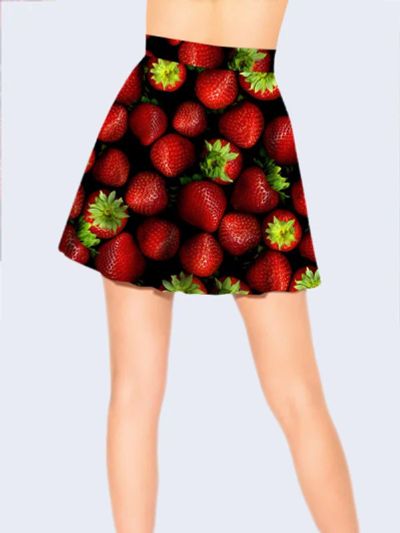 Лот: 9844573. Фото: 1. Юбочка - клубничка! Секси. Юбки