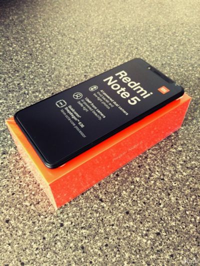 Лот: 12433476. Фото: 1. Xiaomi REDMI Note 5 3/32 Black... Смартфоны