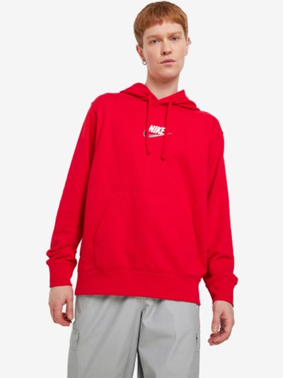 Лот: 22410329. Фото: 1. Худи мужское Nike, Красный. Другое (спортивная одежда)