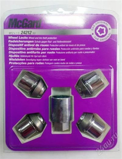 Лот: 2874651. Фото: 1. Продам секретки-гайки McGard 24212SU... Механические блокираторы и противоугонные устройства
