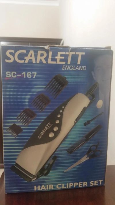 Лот: 10335846. Фото: 1. Машинка для стрижки Scarlets sc-167. Укладка и стрижка волос, бритьё, эпиляция