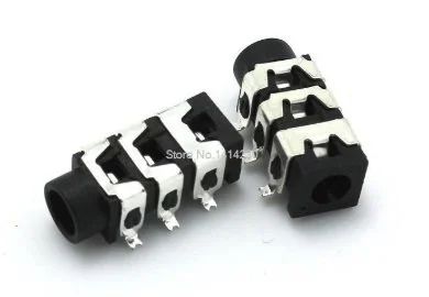 Лот: 15258205. Фото: 1. SMD 6Pin SMT 3,5 мм аудио разъем. Разъёмы