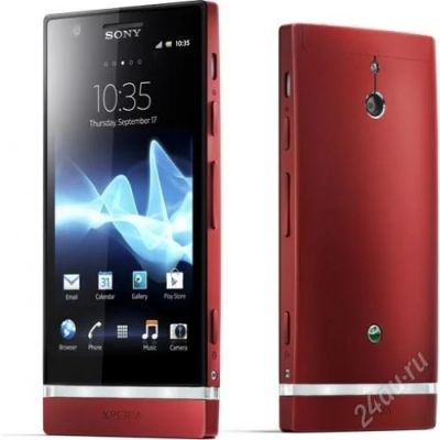 Лот: 2104485. Фото: 1. Новый Sony Xperia P red, аллюминиевый... Смартфоны