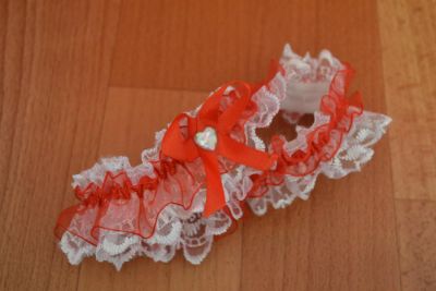 Лот: 3141770. Фото: 1. Подвязка красная. Подвязки