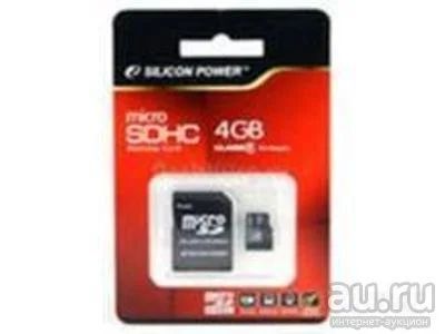 Лот: 12967932. Фото: 1. Карта памяти MicroSd 4Gb 6 Class... Карты памяти