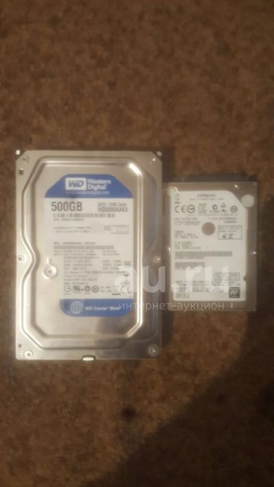 Лот: 23697070. Фото: 1. 2 жёстких по 500gb. Жёсткие диски (HDD)