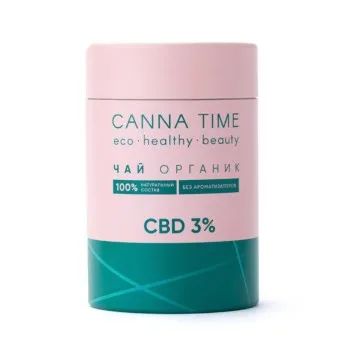 Лот: 23359116. Фото: 1. CANNA TIME, Конопляный чай (тубус... Чай, кофе, какао