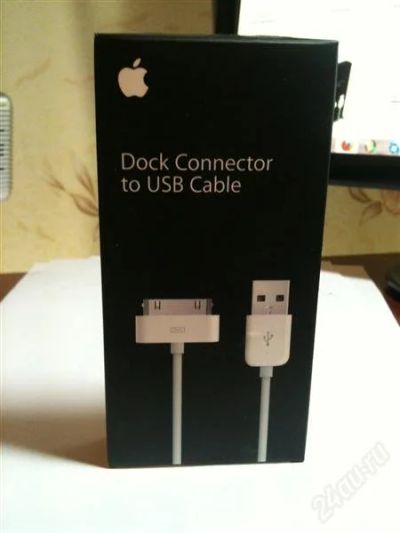 Лот: 1363830. Фото: 1. Оригинальный кабель USB для iPhone... Дата-кабели, переходники