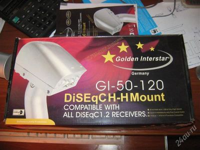 Лот: 1524581. Фото: 1. позиционер встроенный golden interstar... Цифровое, спутниковое ТВ