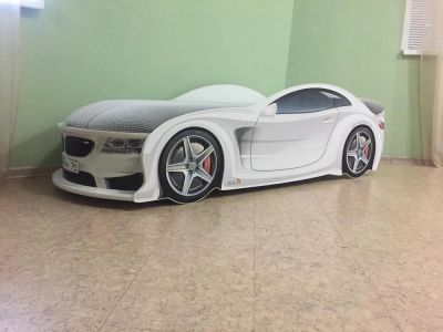 Лот: 8416810. Фото: 1. Кровать детская BMW с подсветкой. Детские кровати и кроватки