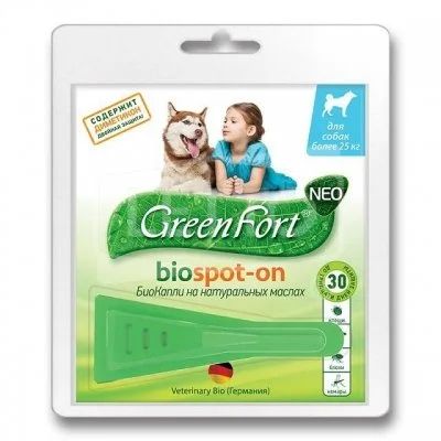 Лот: 15310153. Фото: 1. Капли от блох Green Fort (Грин... Косметика для животных