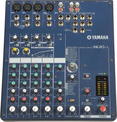Лот: 3050041. Фото: 1. Yamaha MG82CX. Компактный,восьми-канальный... Микшеры, предусилители, микрофонные эффекты