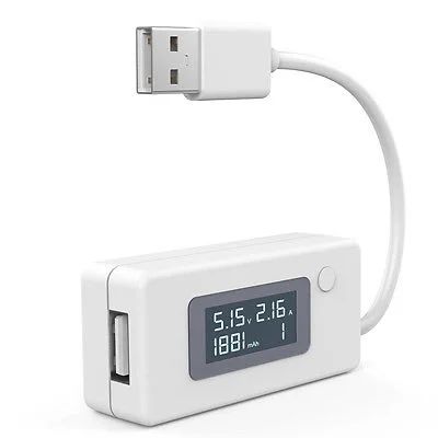 Лот: 7690932. Фото: 1. USB Tester тестер ЮСБ зарядных... Зарядные устройства, блоки питания, адаптеры сетевые для смартфонов