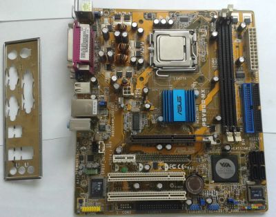 Лот: 8371323. Фото: 1. Материнская плата Asus P5V800-MX... Материнские платы