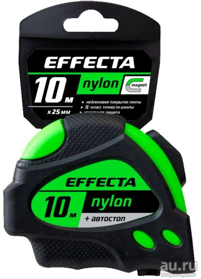 Лот: 17748810. Фото: 1. Рулетка Effecta Nylon -10м/25... Ручной инструмент