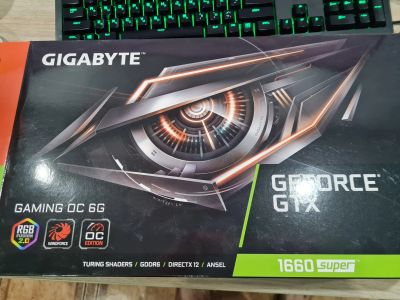 Лот: 18444723. Фото: 1. GTX 1660 super Gigabyte. Гарантия... Видеокарты