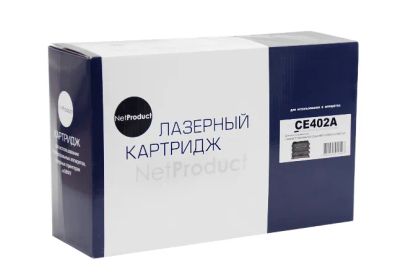 Лот: 9613073. Фото: 1. Картридж HP CE402A Yellow NetProduct... Картриджи, расходные материалы