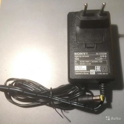Лот: 12952893. Фото: 1. Продам Адаптер (блок.пит) Sony... Зарядные устройства, блоки питания для бытовой техники