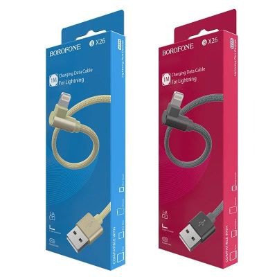 Лот: 17212411. Фото: 1. Кабель USB - Lightning Borofone... Дата-кабели, переходники