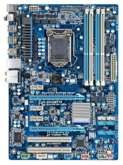 Лот: 1348700. Фото: 1. Gigabyte Ga-Ph67-Ud3 (Rev. 1.0... Материнские платы
