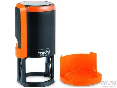 Лот: 14020117. Фото: 1. Trodat 4642 (d 42 мм) цвет оранжевый... Печати, штампы, оснастки