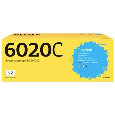 Лот: 24504800. Фото: 1. Тонер-картридж T2 TC-X6020C/Xerox... Картриджи, расходные материалы
