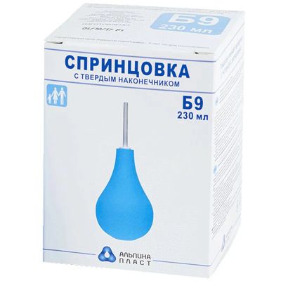 Лот: 23723658. Фото: 1. Спринцовка Б-9 230 мл с твердым... Лекарства