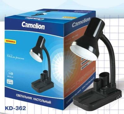 Лот: 949470. Фото: 1. Camelion KD-362 черный/с пеналом... Другое освещение