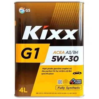 Лот: 21379684. Фото: 1. Kixx G1 A3/B4 5W-30 (5W30) 4л... Масла, жидкости